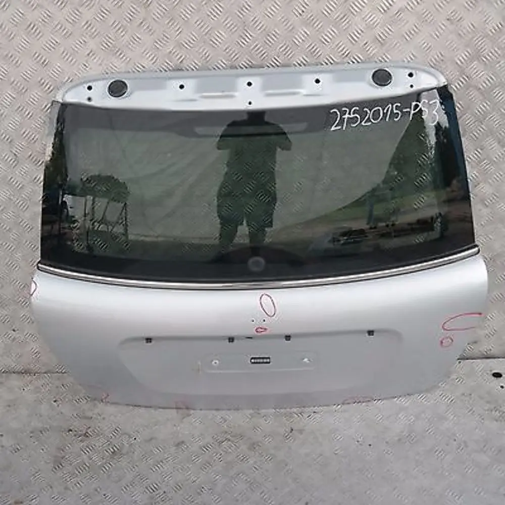 R56N LCi Trunk lid Tailgate Boot Lid Pure Silver Metallic to BMW MINI Cooper 3 R56 with Part number 41002752015 BMW MINI Cooper 3 R56 R56N LCi Trunk lid Tailgate Boot Lid Pure Silver Metallic - SKU 2752015-PS3 - Part number 41002752015
