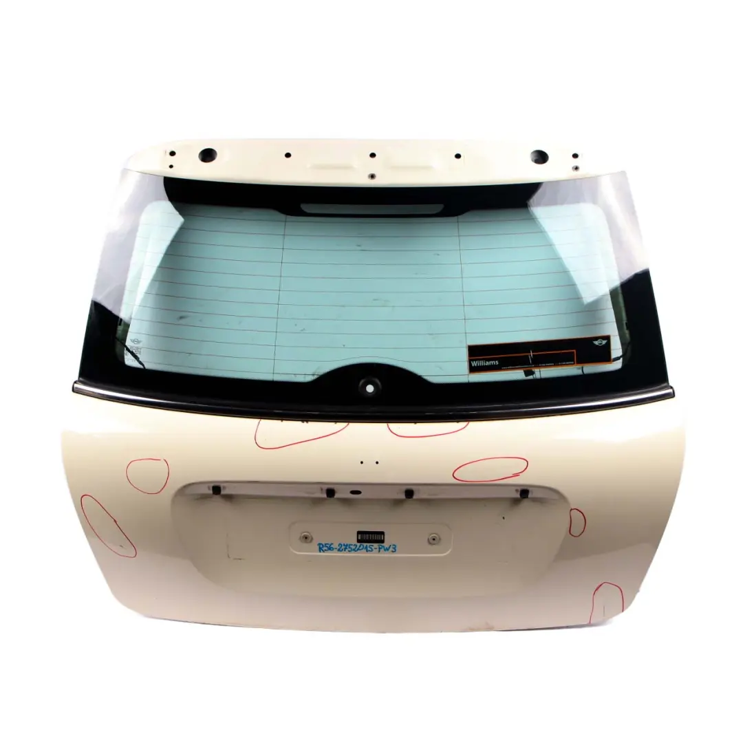Boot Trunk Lid Tailgate Pepper White - 850 to Mini Cooper R56 with Part number 2752015 Mini Cooper R56 Boot Trunk Lid Tailgate Pepper White - 850 - SKU 2752015-PW3 - Part number 2752015