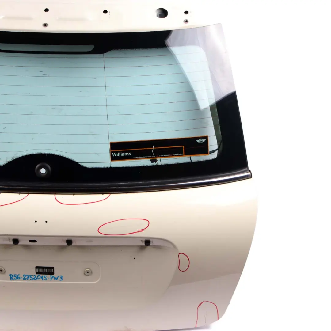 Mini Cooper R56 Boot Trunk Lid Tailgate Pepper White - 850 - SKU 2752015-PW3 - Part number 2752015