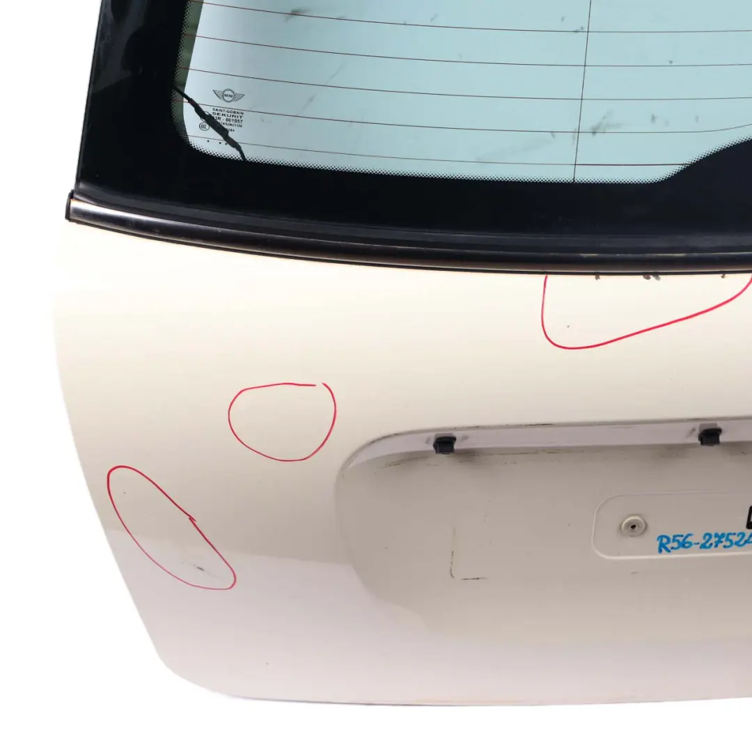 Boot Trunk Lid Tailgate Pepper White - 850 to Mini Cooper R56 with Part number 2752015 Mini Cooper R56 Boot Trunk Lid Tailgate Pepper White - 850 - SKU 2752015-PW3 - Part number 2752015