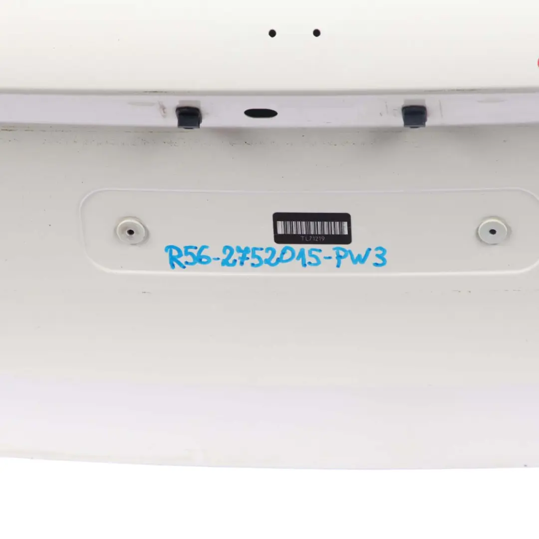 Mini Cooper R56 Boot Trunk Lid Tailgate Pepper White - 850 - SKU 2752015-PW3 - Part number 2752015
