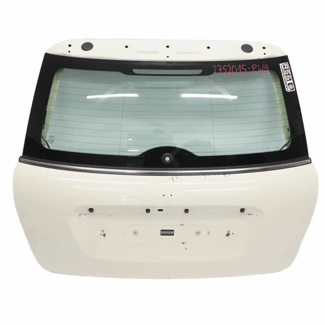 Boot Trunk Lid Tailgate Rear Panel Pepper White - 850 to Mini R56 with Part number 2752015 Mini R56 Boot Trunk Lid Tailgate Rear Panel Pepper White - 850 - SKU 2752015-PW9 - Part number 2752015