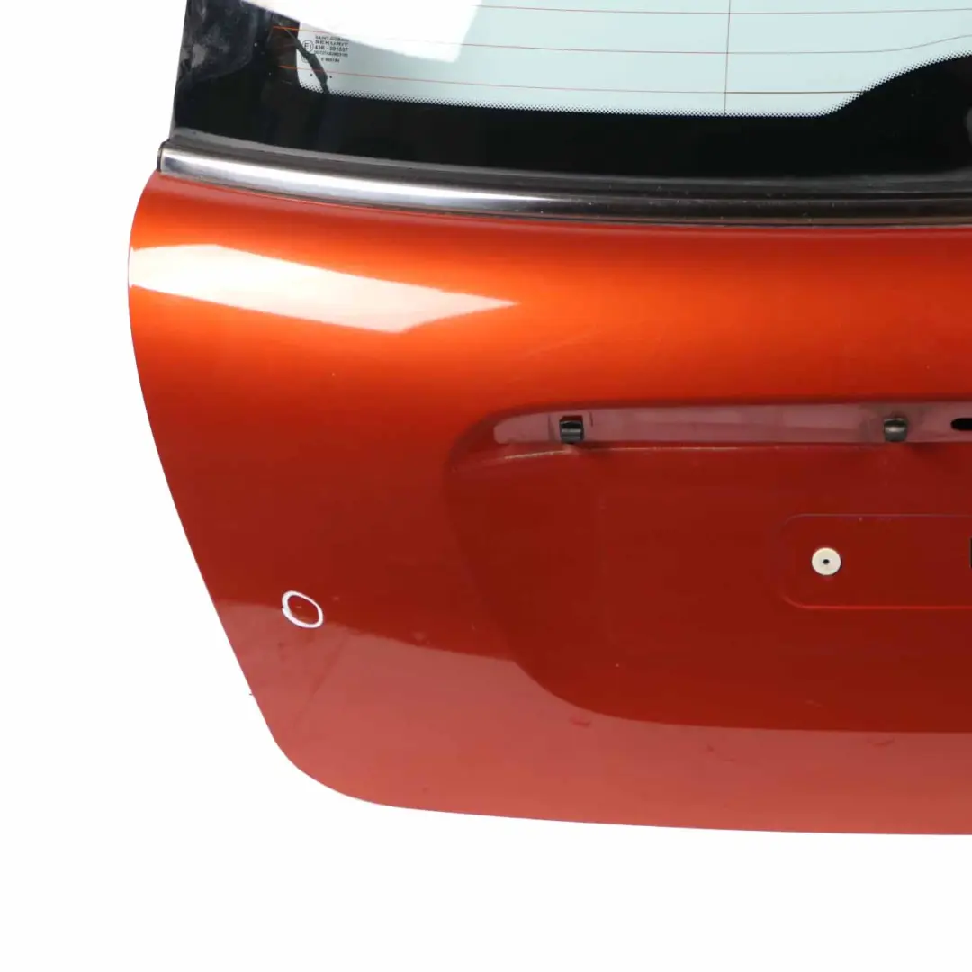 Boot Trunk Lid Tailgate Panel Lid Spice Orange Metallic - B23 to Mini R56 with Part number 2752015 Mini R56 Boot Trunk Lid Tailgate Panel Lid Spice Orange Metallic - B23 - SKU 2752015-SPICE - Part number 2752015