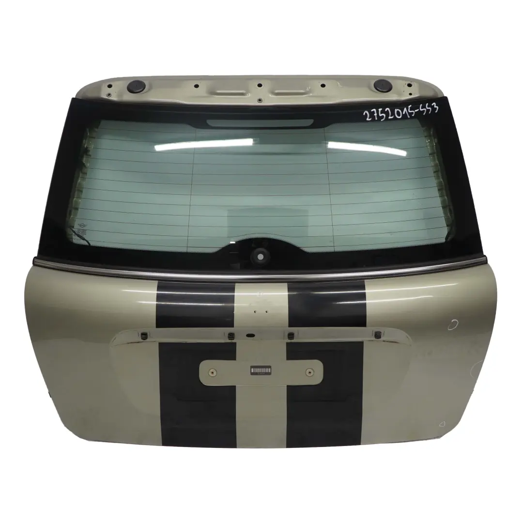 Maletero Trasero Tapa Portón Trasero Sparkling Silver Metallic para Mini Cooper R56 con número de pieza 2752015 Mini Cooper R56 Maletero Trasero Tapa Portón Trasero Sparkling Silver Metallic - SKU 2752015-SS3 - Número de pieza 2752015