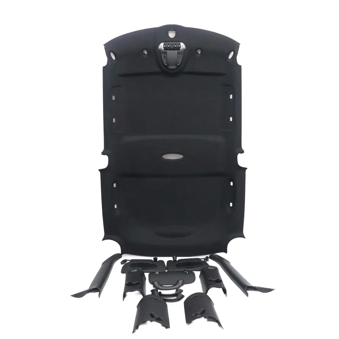 Complete Headlining Roof Lining Trims Black + Pillars Covers to Mini Cooper One R56 with Part number 2752265 Mini Cooper One R56 Complete Headlining Roof Lining Trims Black + Pillars Covers - SKU 2752265 - Part number 2752265