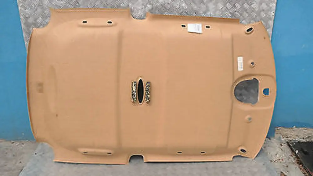 Genuine BMW Mini R56 R56N LCi Headlining moulded roof lining hellgrau grey grau to with Part number 51442752264 Genuine BMW Mini R56 R56N LCi Headlining moulded roof lining hellgrau grey grau - SKU 2752266 - Part number 51442752264