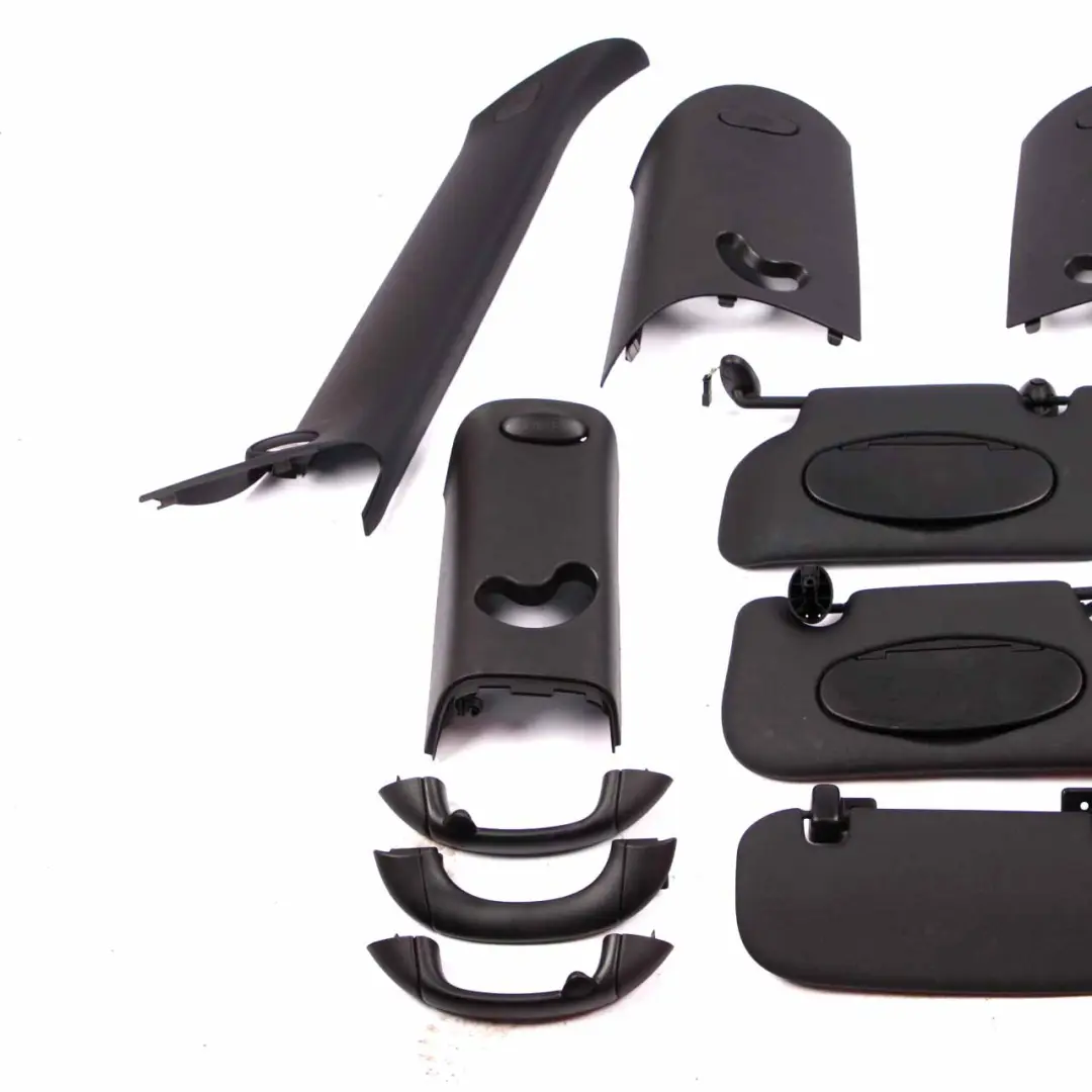 Lining Trims Black Pillars Covers Handles Panels Front Rear Set to Mini R56 with Part number 2752269 Mini R56 Lining Trims Black Pillars Covers Handles Panels Front Rear Set - SKU 2752269-1 - Part number 2752269
