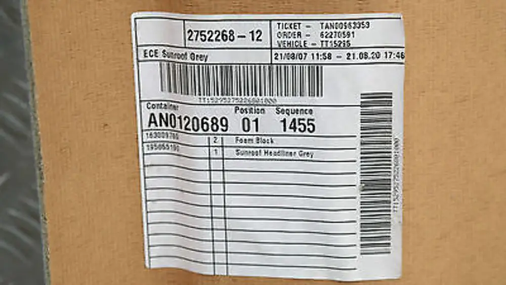 Podsufitka panorama do MINI Cooper R56 o numerze 51442752270 MINI Cooper R56 Podsufitka panorama - SKU 2752270 - Numer Części 51442752270