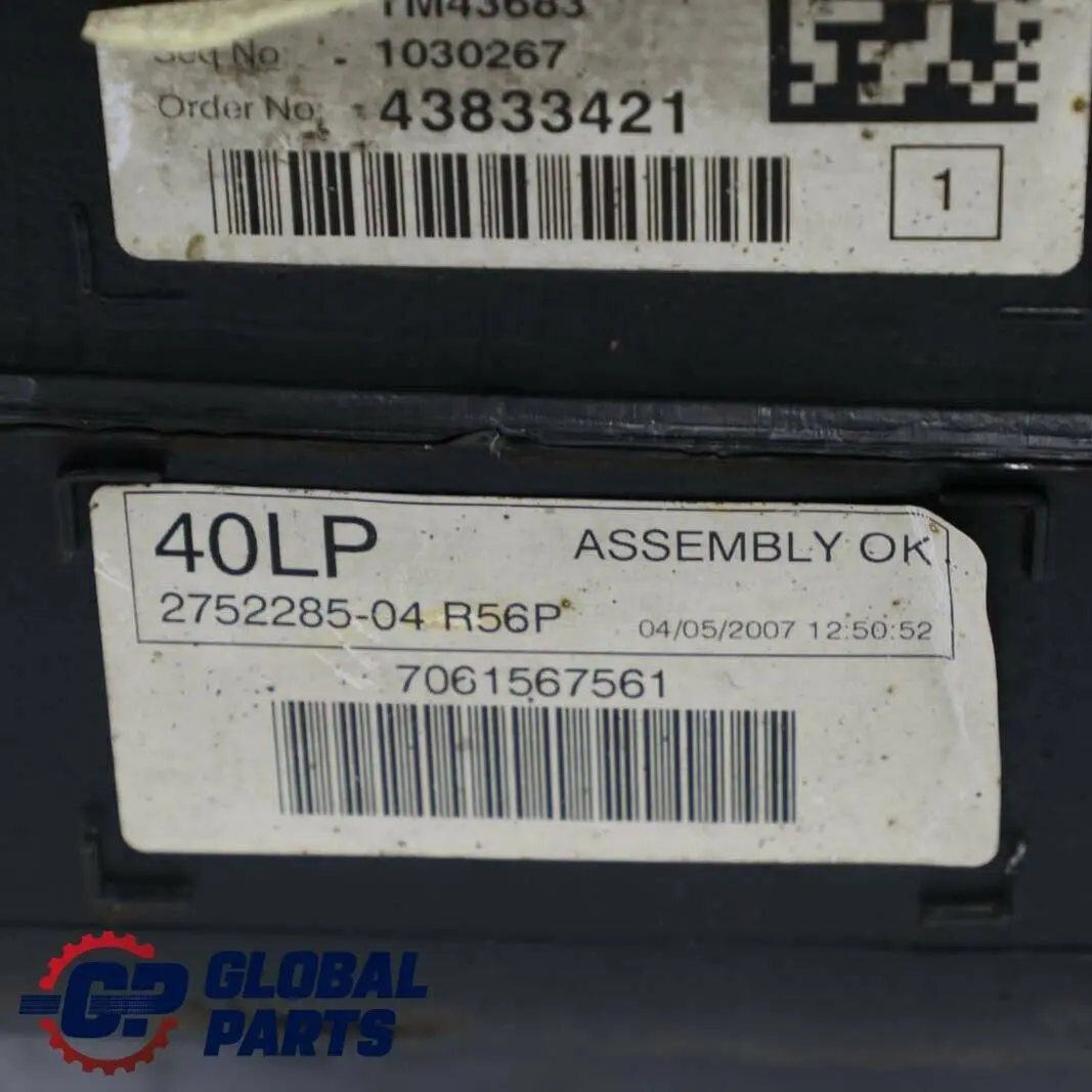 Deposito plastico 40L Gasolina para Mini Cooper Coupe One R55 R56 R57 R58 con número de pieza 2752285 Mini Cooper Coupe One R55 R56 R57 R58 Deposito plastico 40L Gasolina - SKU 2752285 - Número de pieza 2752285