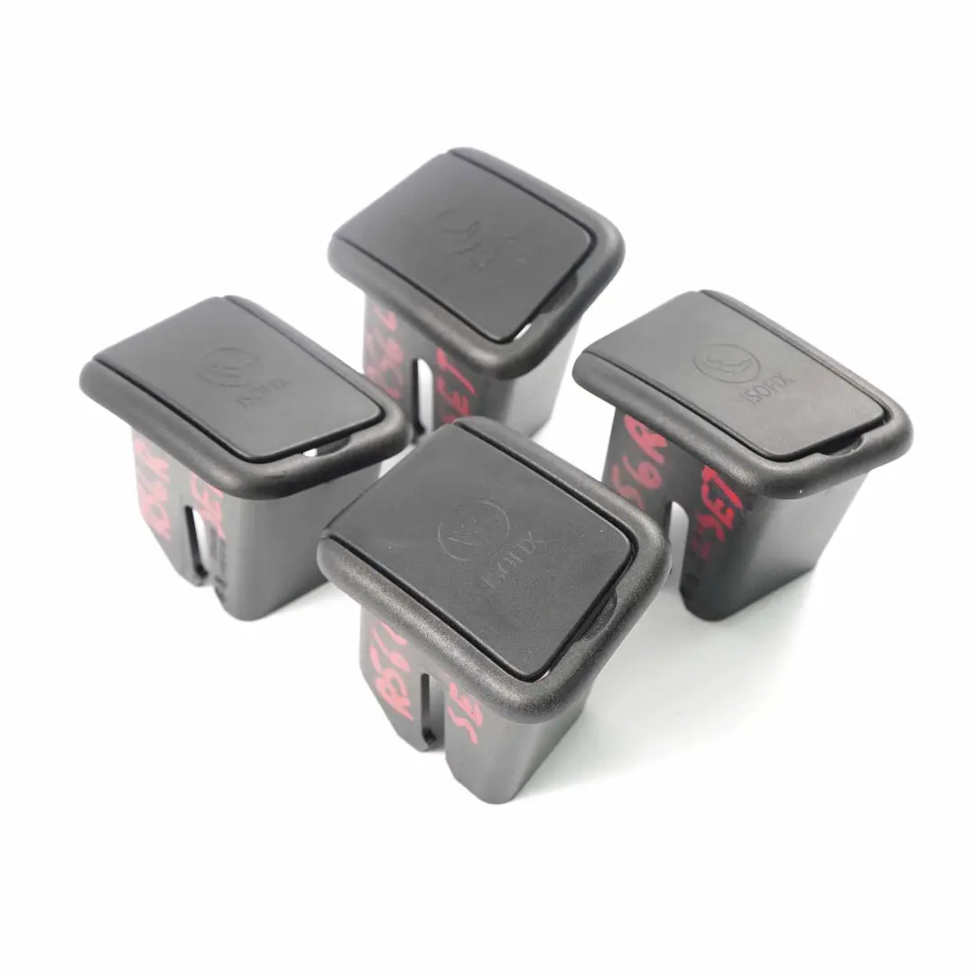 MINI R55 R56 Cubierta Asiento Trasero Izquierda Carbono Negro Juego Isofix - SKU 2752701/2752702 - Número de pieza 2752701