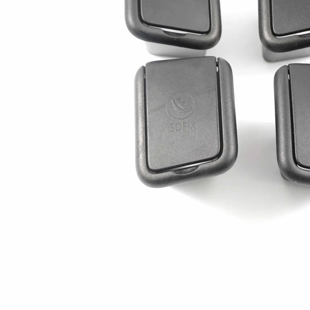 MINI R55 R56 Cubierta Asiento Trasero Izquierda Carbono Negro Juego Isofix - SKU 2752701/2752702 - Número de pieza 2752701