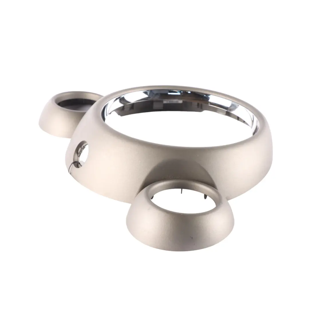 Dashboard Speedo Cluster Surround Trim Silver to Mini Cooper One R55 R56 R57 with Part number 2752793 Mini Cooper One R55 R56 R57 Dashboard Speedo Cluster Surround Trim Silver - SKU 2752793-1 - Part number 2752793