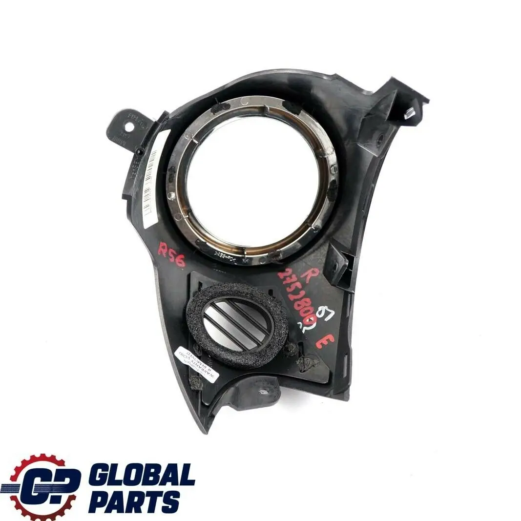 Tapa Salida Aire Salpicadero Derecha Cromo para Mini Cooper R55 R56 R57 R59 LCI con número de pieza 2752800 Mini Cooper R55 R56 R57 R59 LCI Tapa Salida Aire Salpicadero Derecha Cromo - SKU 2752800 - Número de pieza 2752800