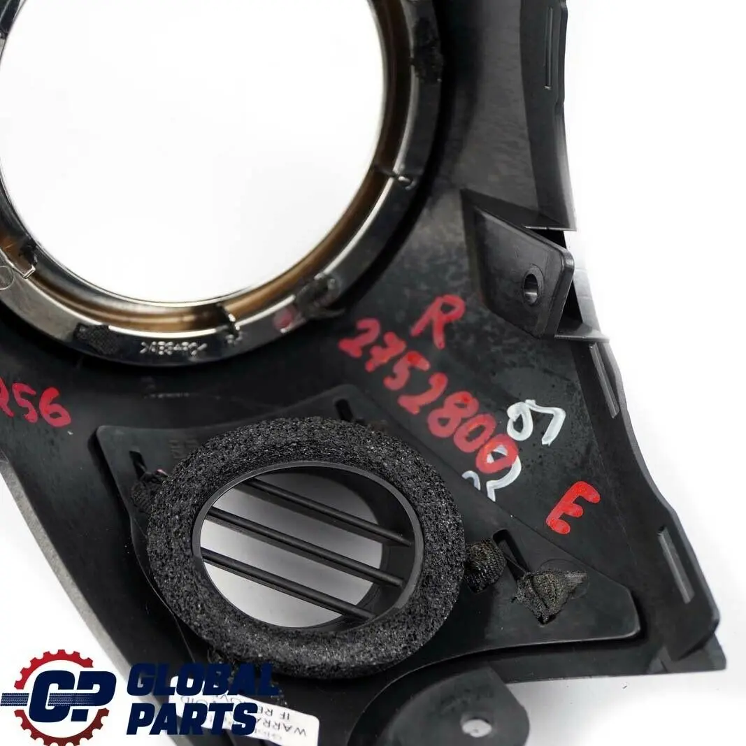 Mini Cooper R55 R56 R57 R59 LCI Cover Air Outlet Dashboard Right O/S Chrome - SKU 2752800 - Part number 2752800