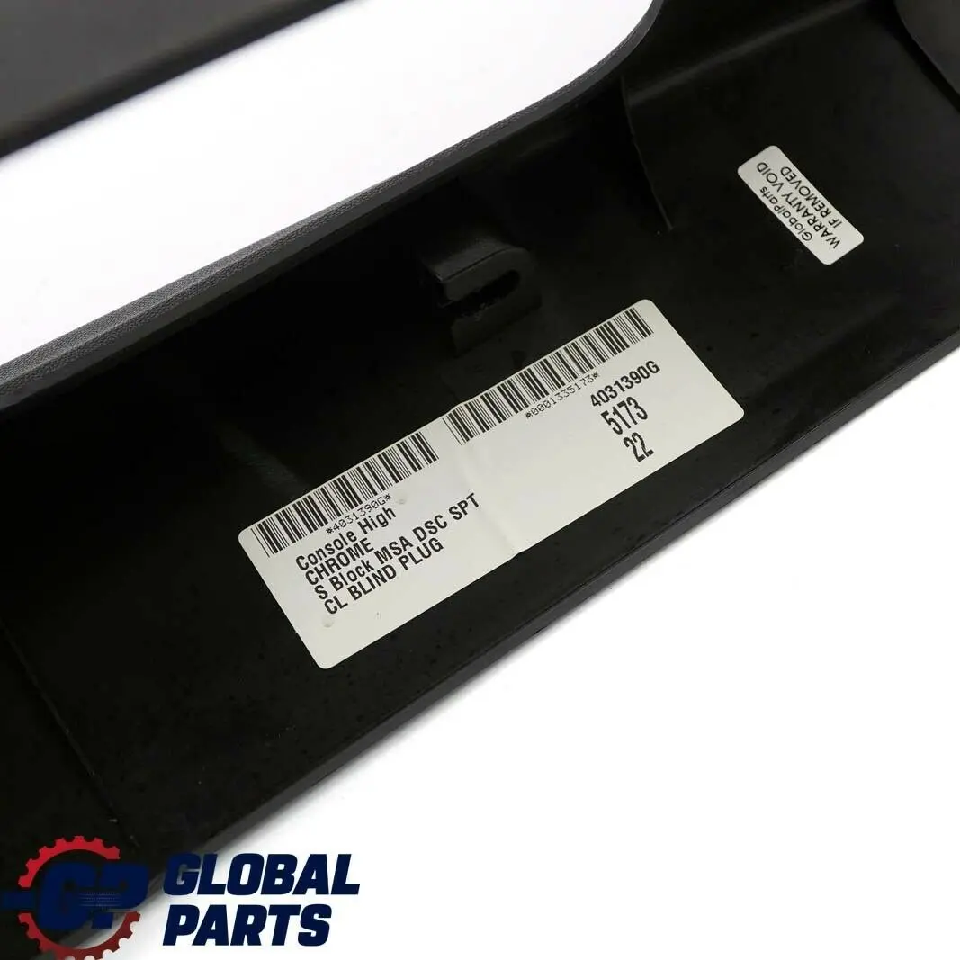 Mini Cooper One R55 R56 R57 Handbremskonsole Noir de Carbone Noir 2756156 - SKU 2752927-1 - Numéro de pièce 2752927