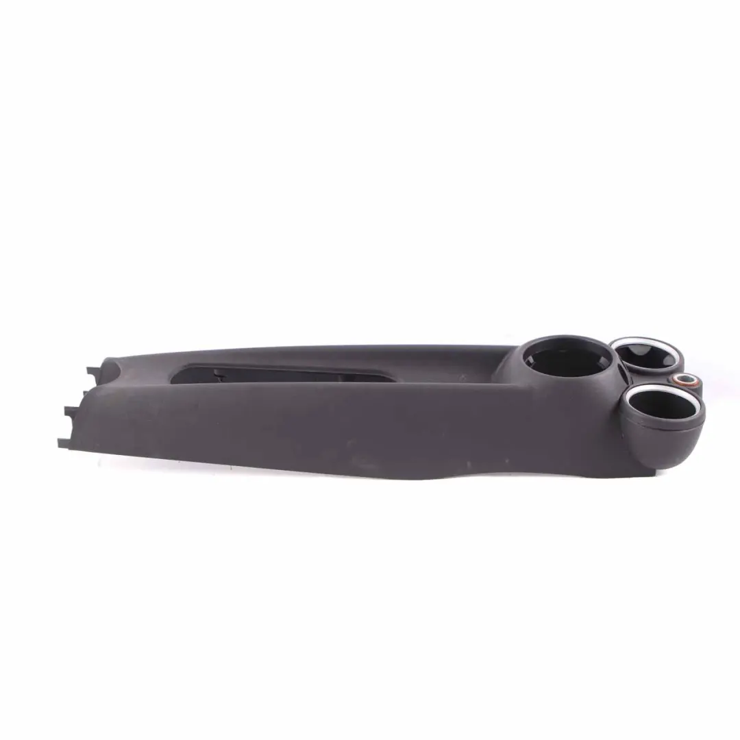Centre Console Trim Panel Covering Cup Holder Carbon Black to Mini R55 R56 with Part number 2752927 Mini R55 R56 Centre Console Trim Panel Covering Cup Holder Carbon Black - SKU 2752927-5 - Part number 2752927