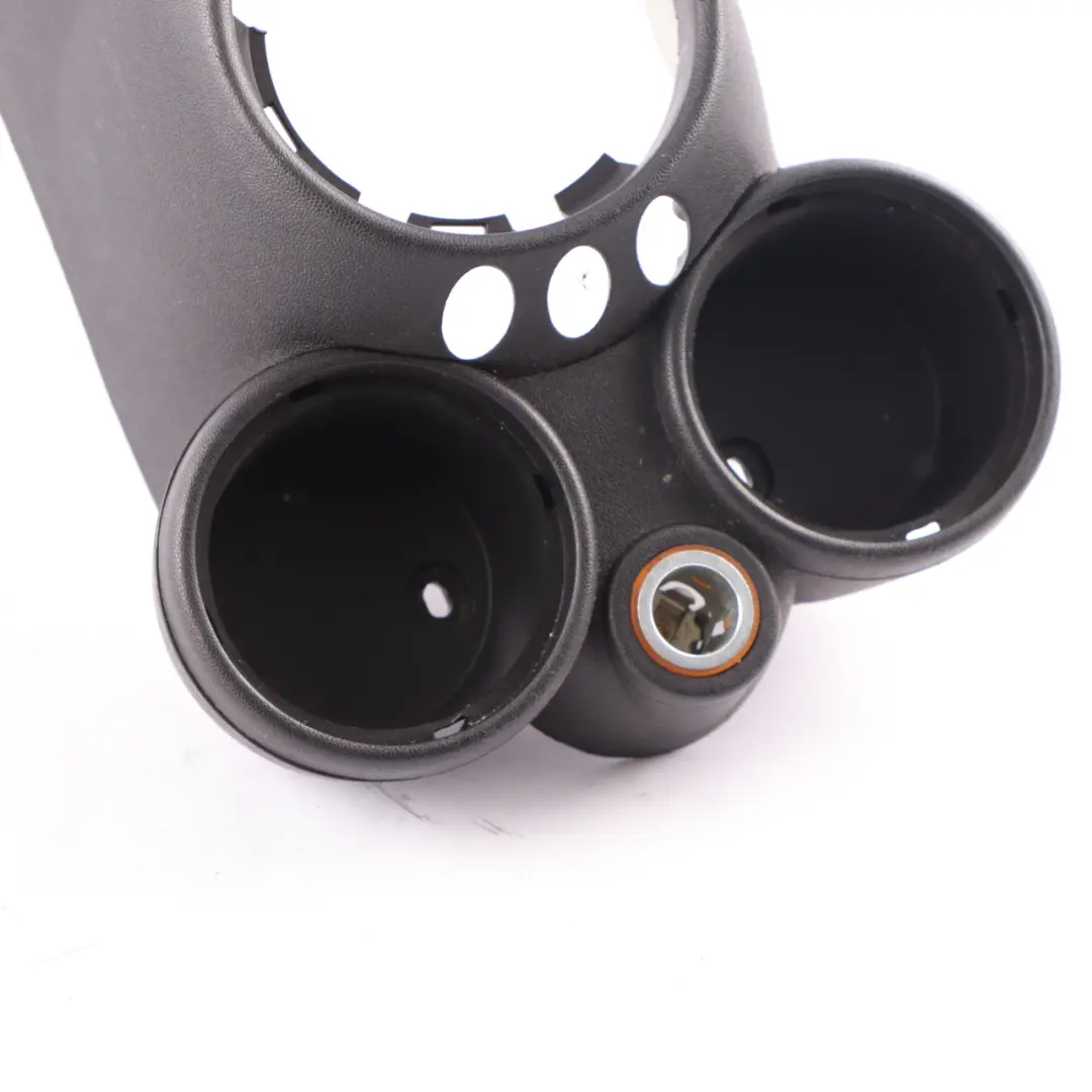 Centre Console Trim Cup Holder Carbon Black to BMW Mini Cooper One R55 R56 with Part number 2752927 BMW Mini Cooper One R55 R56 Centre Console Trim Cup Holder Carbon Black - SKU 2752927 - Part number 2752927