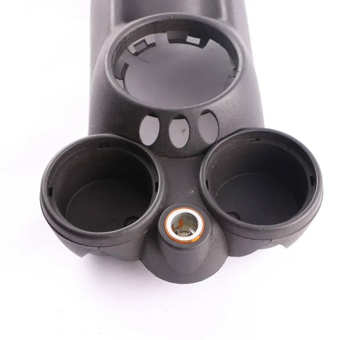 Centre Console Trim Cup Holder Carbon Black to BMW Mini Cooper One R55 R56 with Part number 2752927 BMW Mini Cooper One R55 R56 Centre Console Trim Cup Holder Carbon Black - SKU 2752927 - Part number 2752927