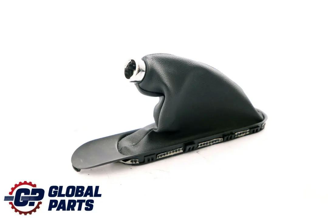 Handbrake Level Cover Leather Black to Mini Cooper R56 R55 R57 LCI with Part number 2752940 Mini Cooper R56 R55 R57 LCI Handbrake Level Cover Leather Black - SKU 2752940-4 - Part number 2752940