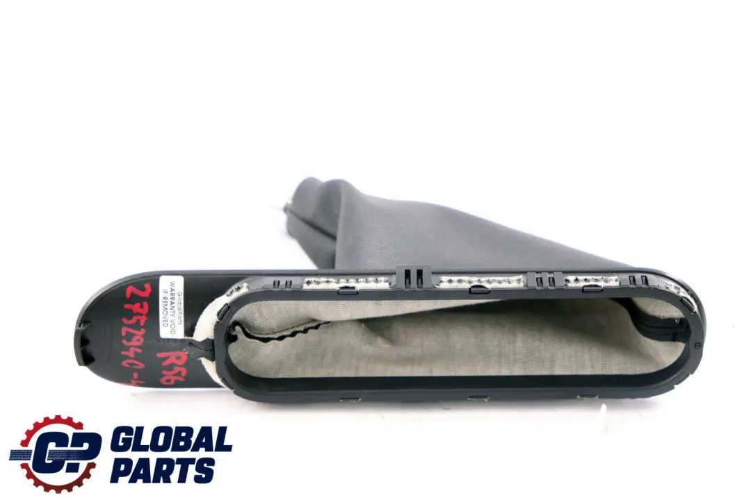 Mini Cooper R56 R55 R57 LCI Handbrake Level Cover Leather Black - SKU 2752940-4 - Part number 2752940