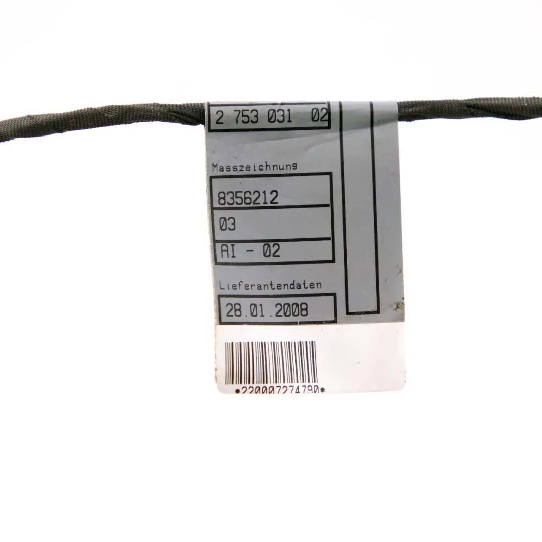 Wiring Loom Harness Cable Plug Connector Socket Input to Mini with Part number 2753031 Mini Wiring Loom Harness Cable Plug Connector Socket Input - SKU 2753031 - Part number 2753031