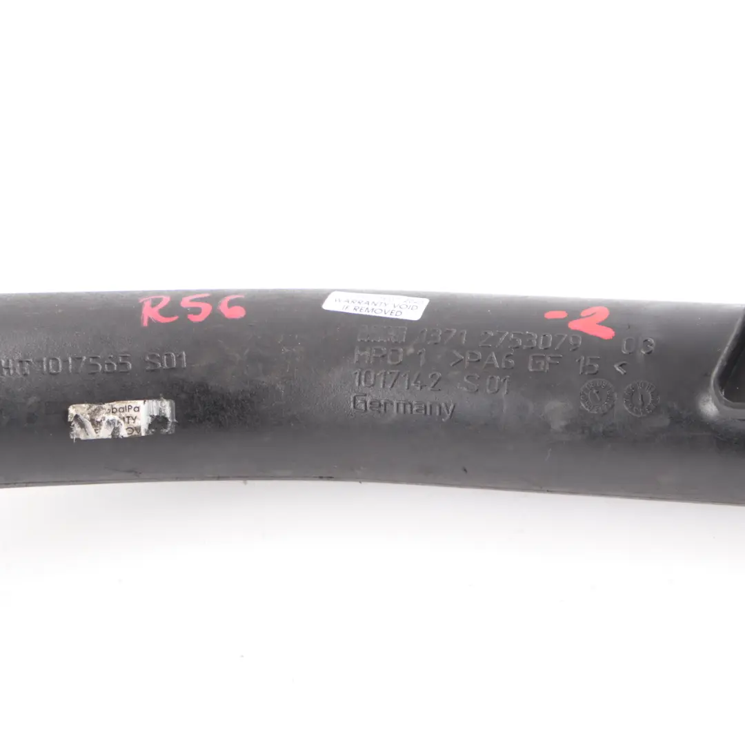Mini R55 R56 Przewód Rura Powietrza Intercoolera - SKU 2753079-2 - Numer Części 2753079