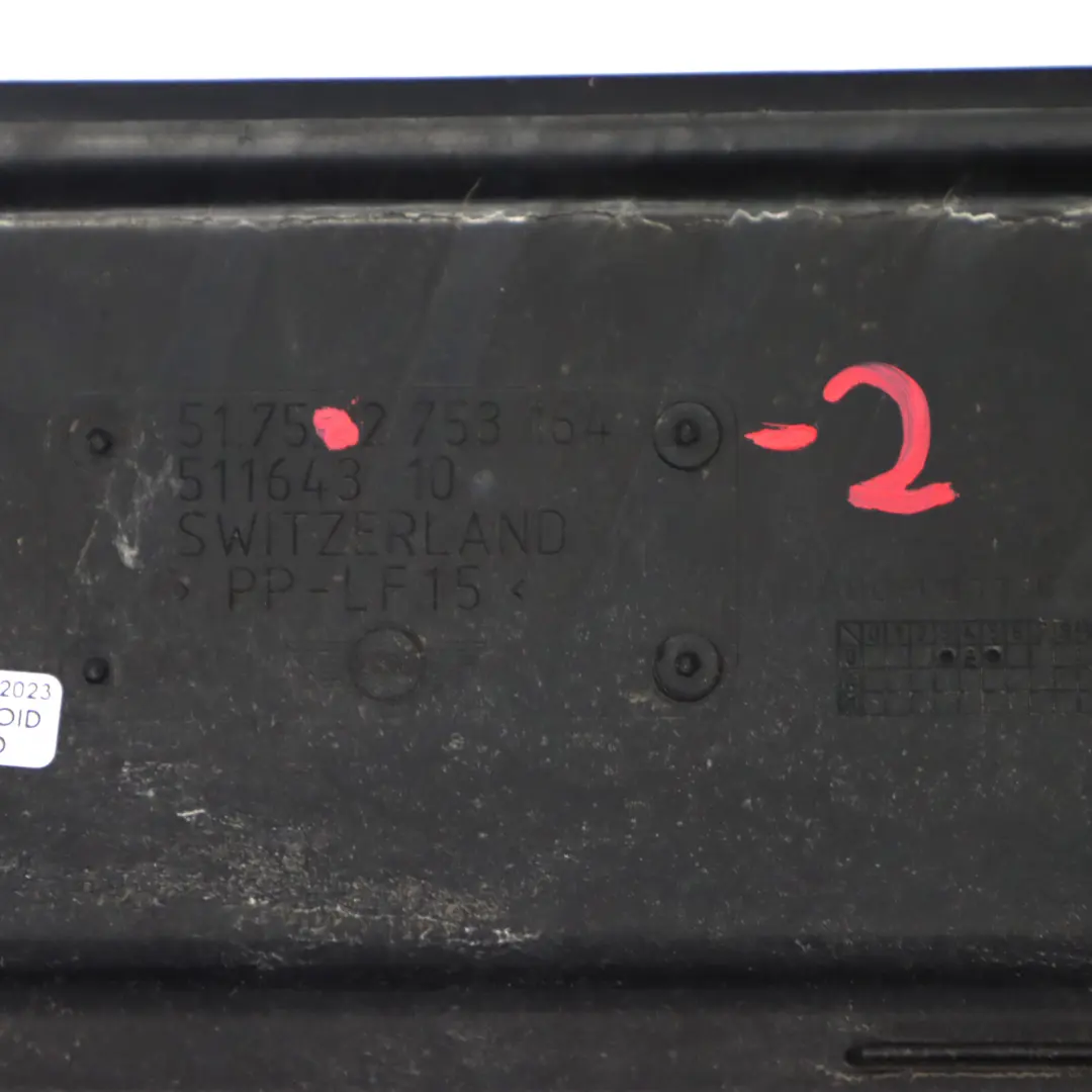 Mini R56 Unterbodenverkleidung Abdeckung rechts Kufenplatte Panel - SKU 2753164-2 - Teilenummer 2753164