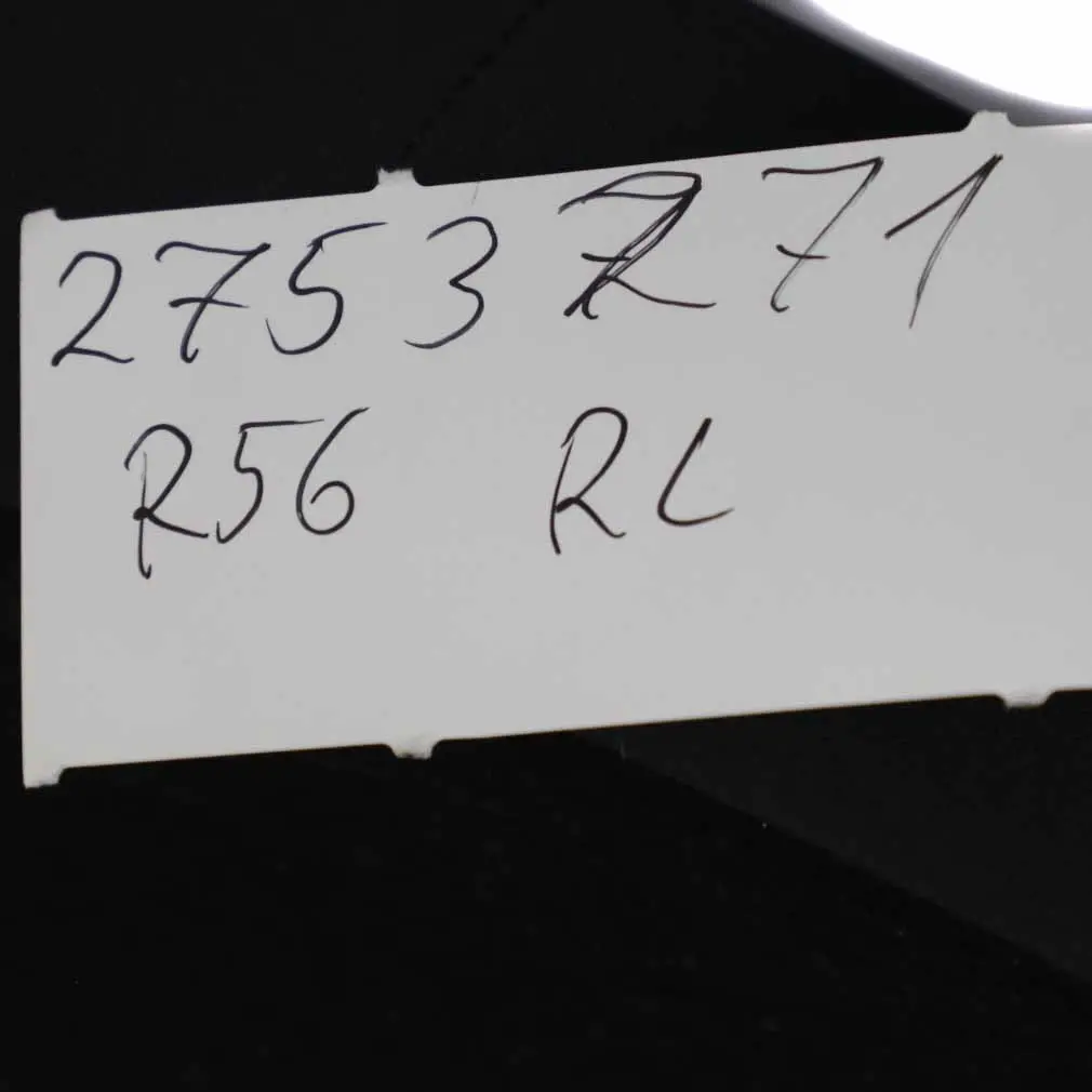 Reference Reste Tissu Arriere Gauche Noir de Carbone pour Mini Cooper One R55 R56 à propos du numéro de pièce 2753271 Mini Cooper One R55 R56 Reference Reste Tissu Arriere Gauche Noir de Carbone - SKU 2753271 - Numéro de pièce 2753271