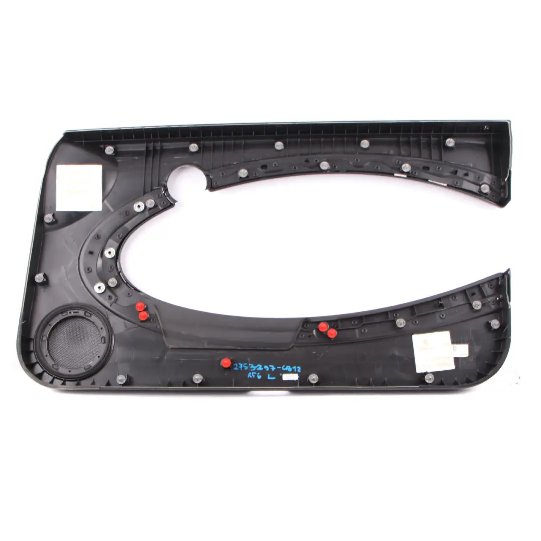 Mini Cooper 12 R55 R56 Door Card Trim Panel Left N/S Chrome Black - SKU 2753297-CB12 - Part number 2753297