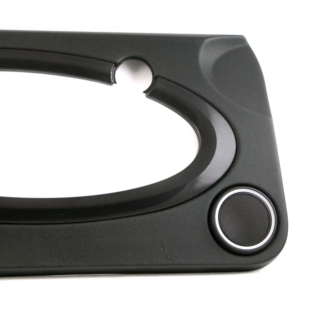 Mini Cooper One R55 R56 Door Card Trim Panel Left N/S Black / Silver / Chrome - SKU 2753297-CB1 - Part number 2753297
