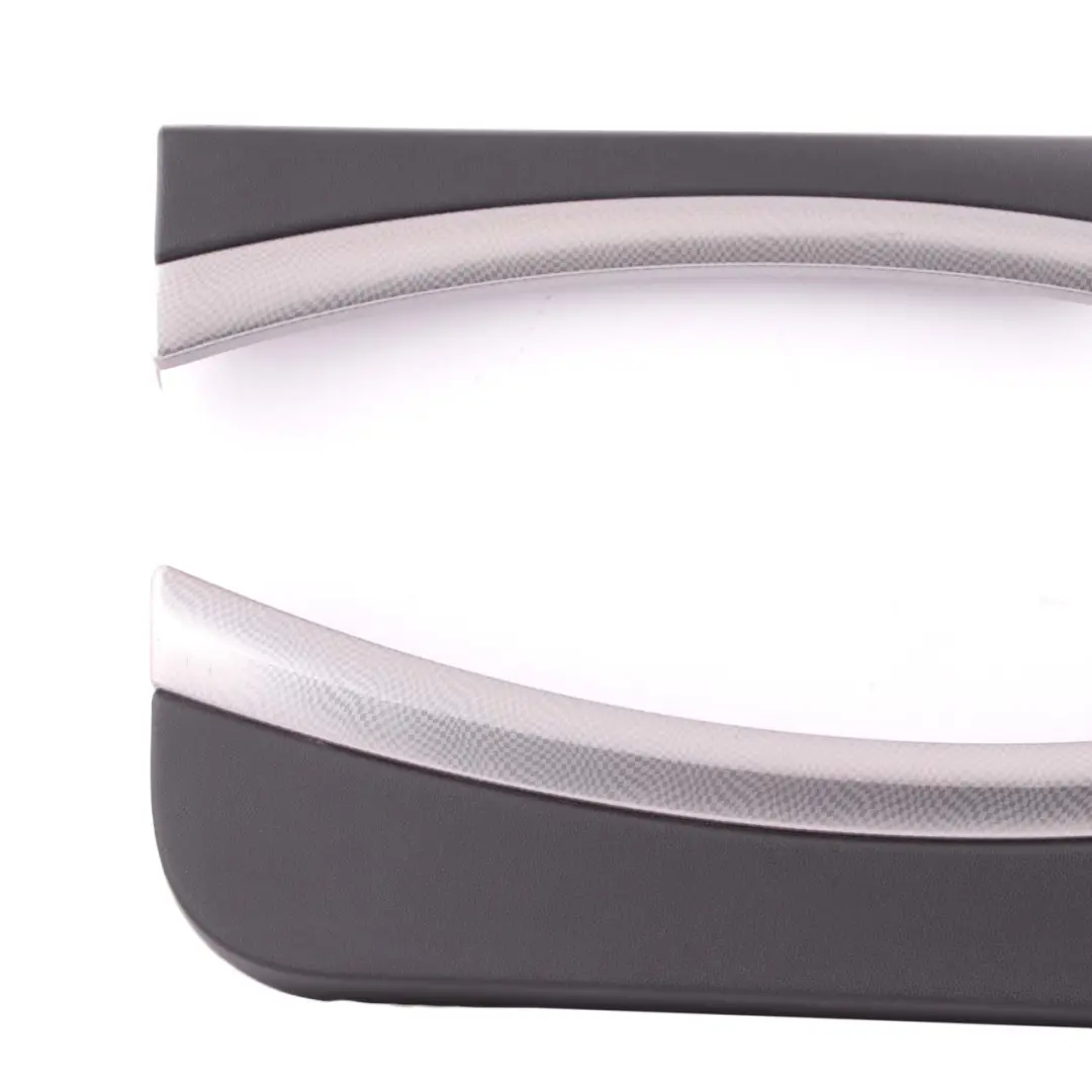Mini R55 R56 Door Card Trim Panel Left N/S Covering Black Silver Chrome - SKU 2753297-CB2 - Part number 2753297