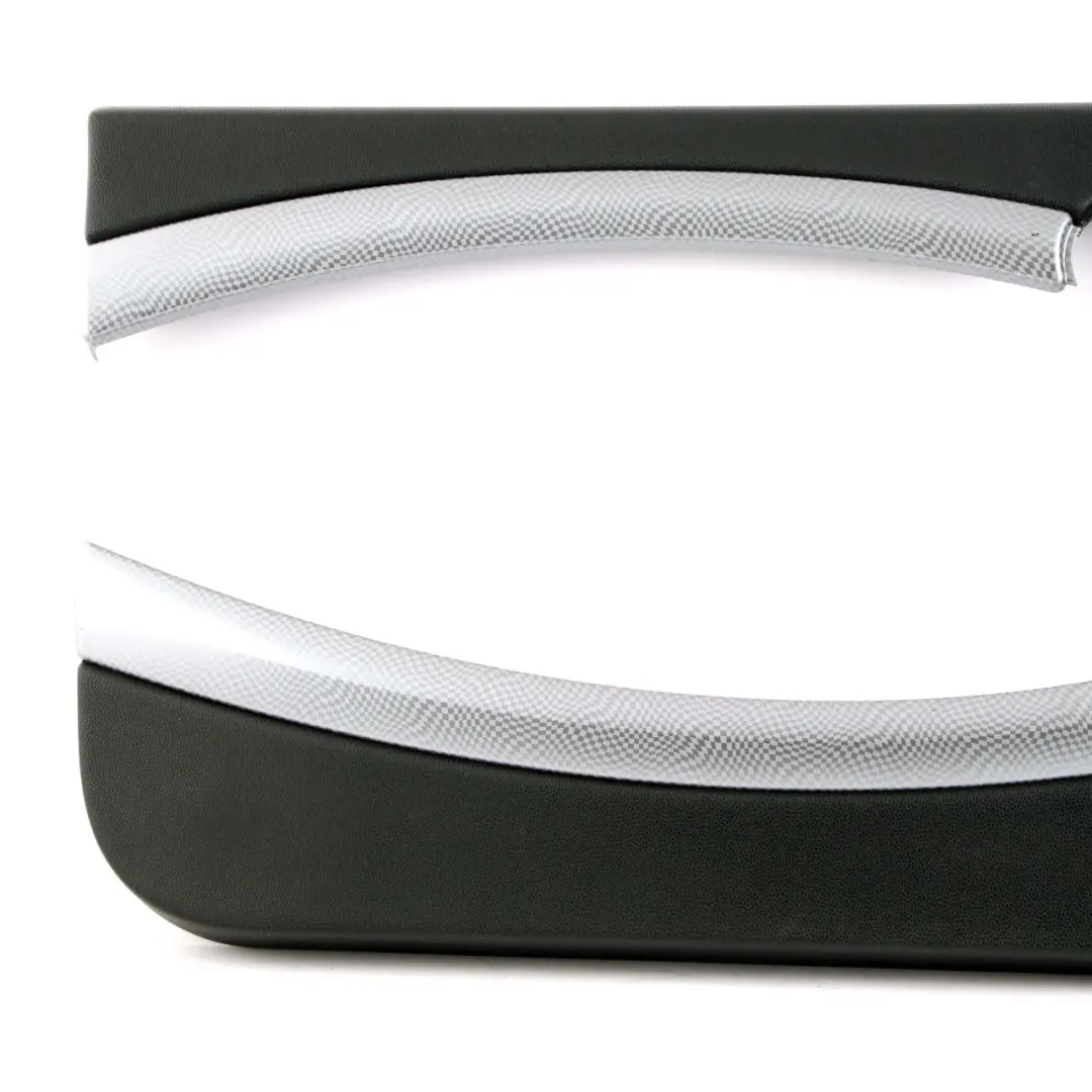 Mini Cooper R55 R56 R57 Door Card Trim Panel Left N/S Carbon Black Checkered - SKU 2753297-CB4 - Part number 2753297