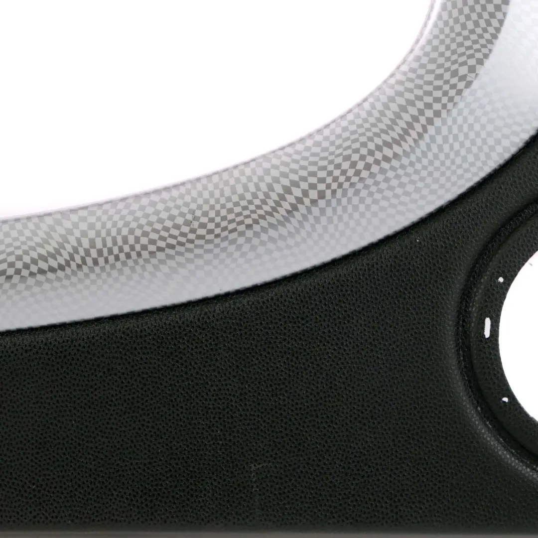 Mini Cooper R55 R56 R57 Door Card Trim Panel Left N/S Carbon Black Checkered - SKU 2753297-CB4 - Part number 2753297