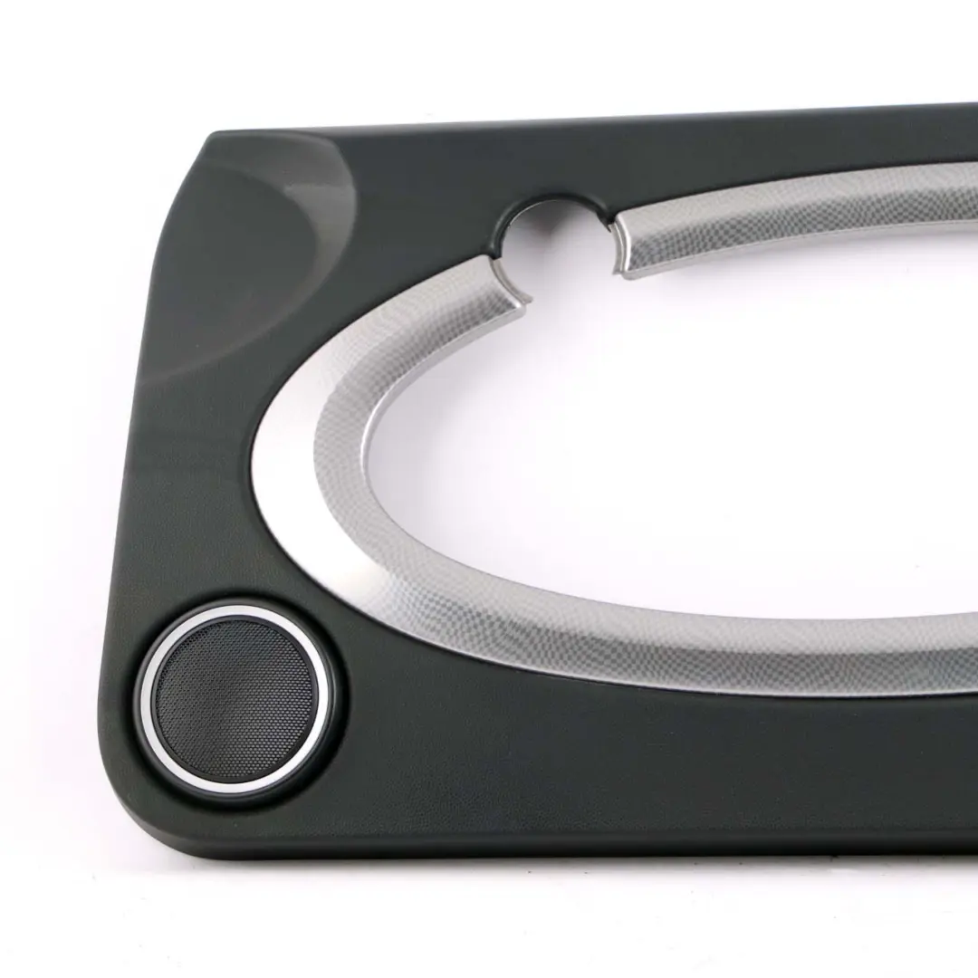 Door Card Trim Panel Right O/S Carbon Black Silver to Mini Cooper R55 R56 R57 with Part number 2753298 Mini Cooper R55 R56 R57 Door Card Trim Panel Right O/S Carbon Black Silver - SKU 2753298-CB1 - Part number 2753298