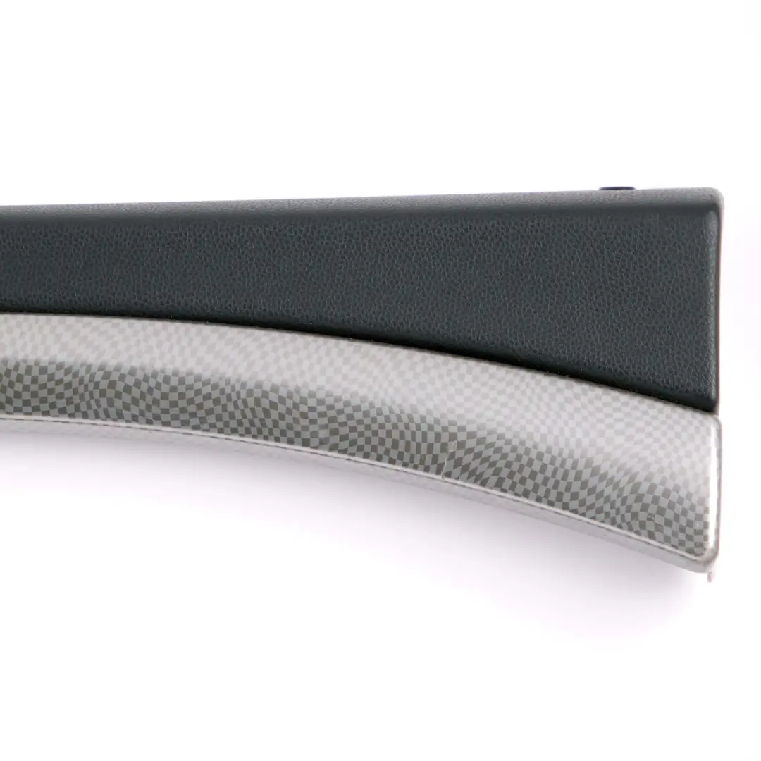 Door Card Trim Panel Right O/S Carbon Black Silver to Mini Cooper R55 R56 R57 with Part number 2753298 Mini Cooper R55 R56 R57 Door Card Trim Panel Right O/S Carbon Black Silver - SKU 2753298-CB1 - Part number 2753298