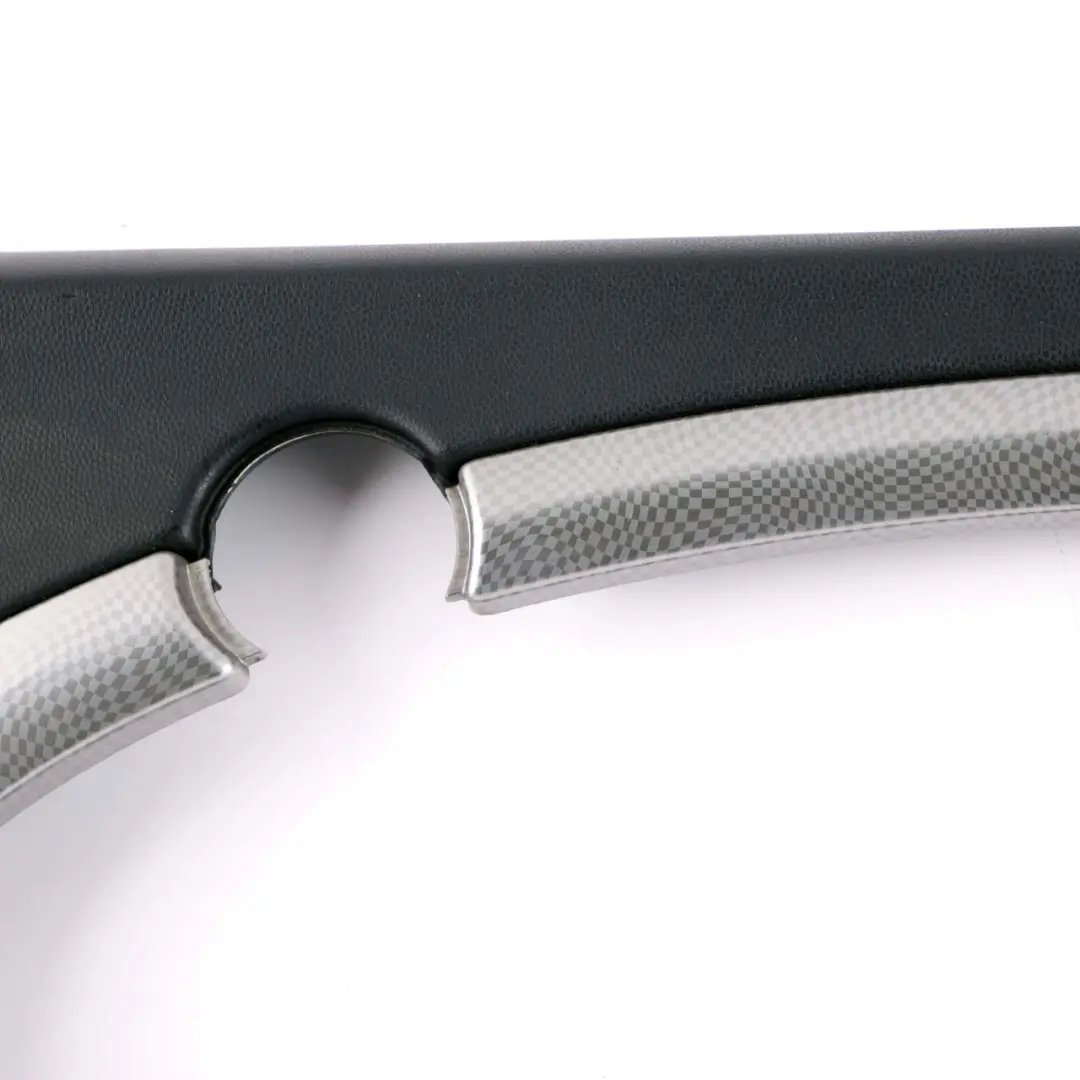 Door Card Trim Panel Right O/S Carbon Black Silver to Mini Cooper R55 R56 R57 with Part number 2753298 Mini Cooper R55 R56 R57 Door Card Trim Panel Right O/S Carbon Black Silver - SKU 2753298-CB1 - Part number 2753298