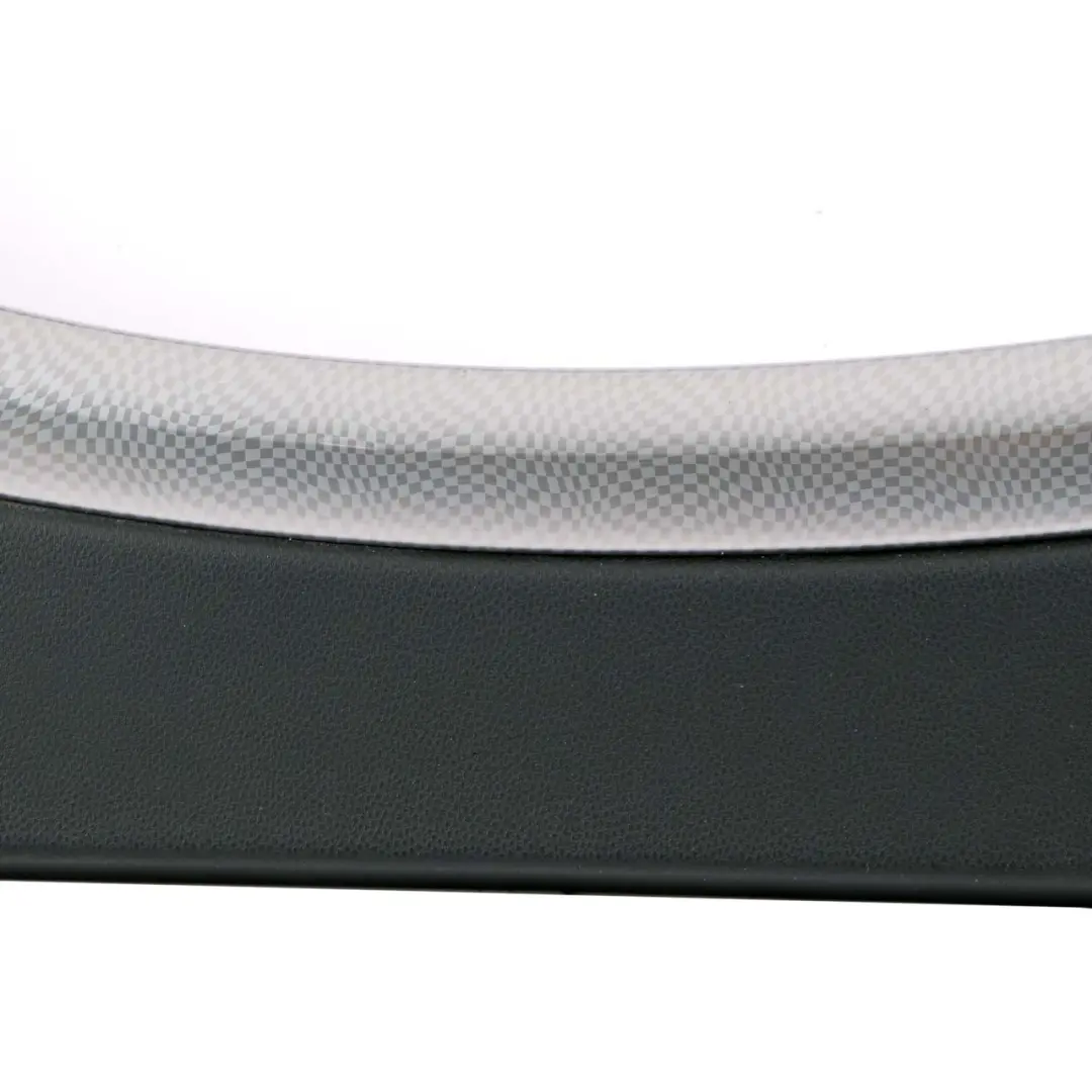 Door Card Trim Panel Right O/S Carbon Black Silver to Mini Cooper R55 R56 R57 with Part number 2753298 Mini Cooper R55 R56 R57 Door Card Trim Panel Right O/S Carbon Black Silver - SKU 2753298-CB1 - Part number 2753298