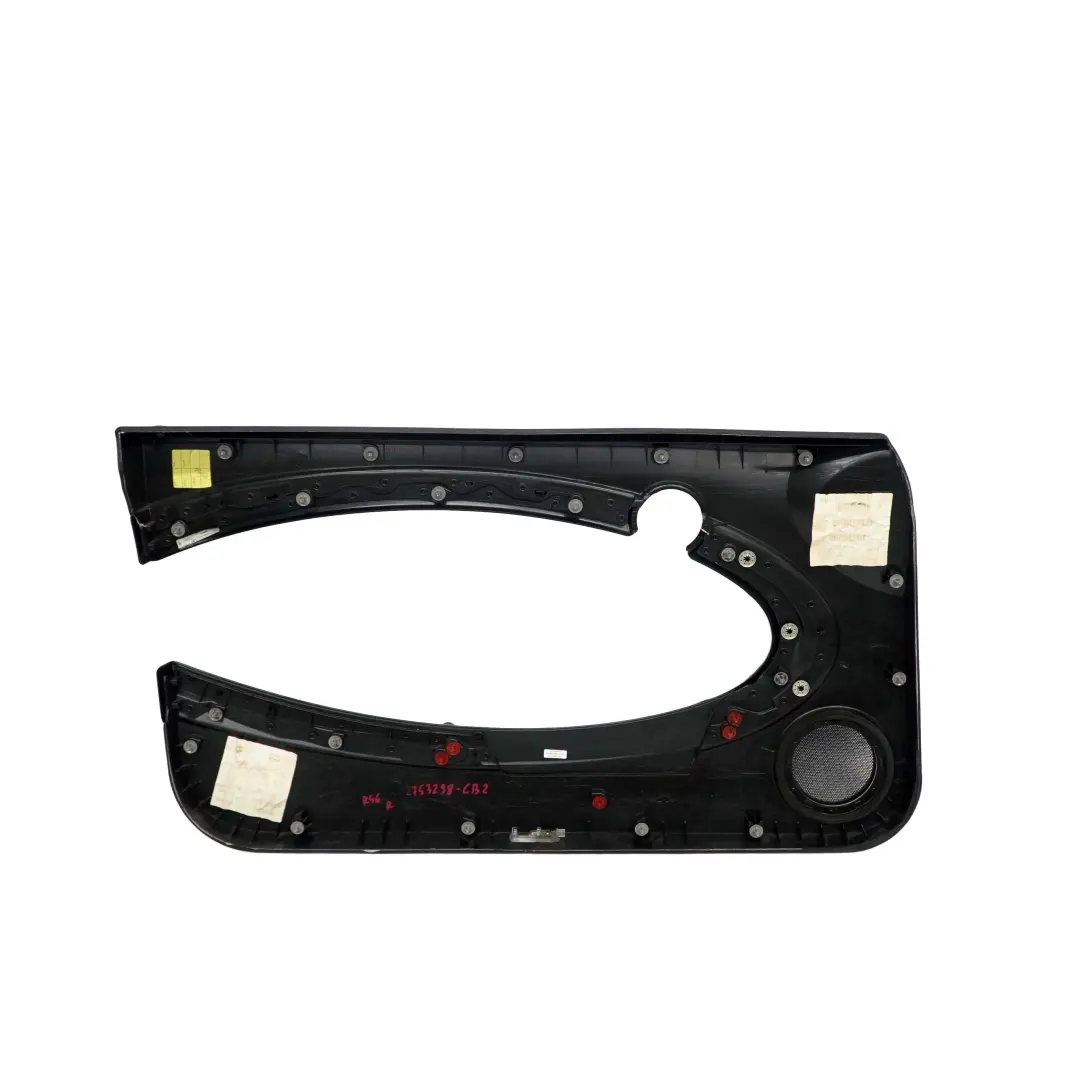 Mini R55 R56 R57 Panel De La tarjeta De puerta derecha O / Carbono Negro Plata - SKU 2753298-CB2 - Número de pieza 2753298
