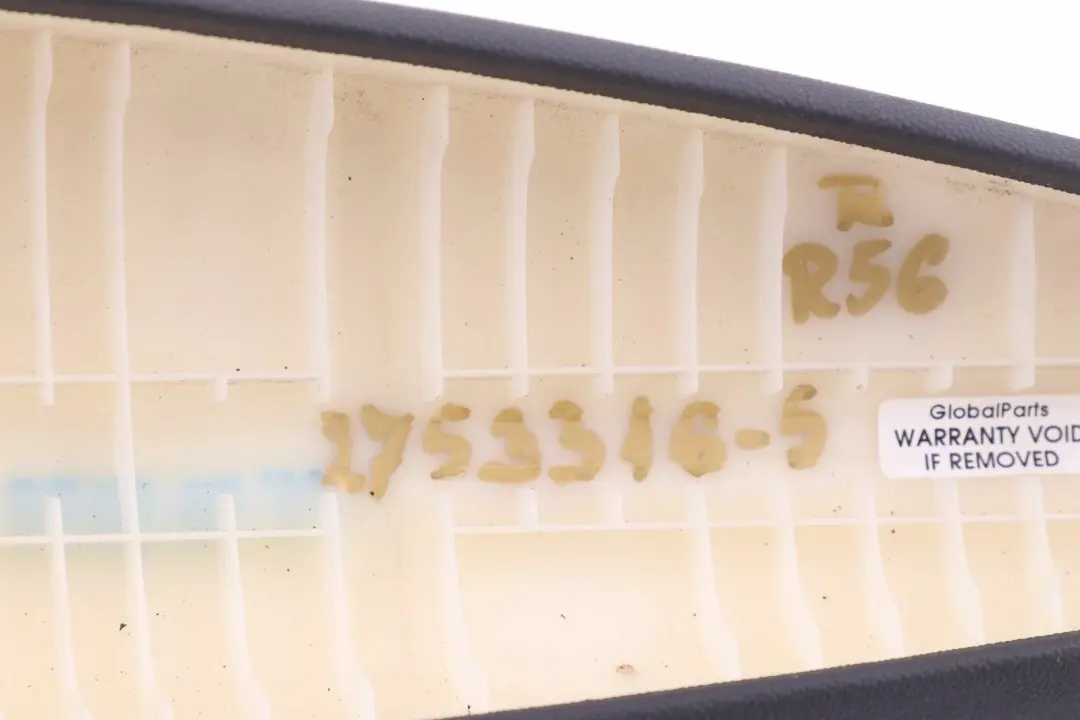 Armrest Door Trim Panel Right O/S Dark Grey to BMW Mini Cooper One 2 R55 R56 with Part number 2753316 BMW Mini Cooper One 2 R55 R56 Armrest Door Trim Panel Right O/S Dark Grey - SKU 2753316-5 - Part number 2753316