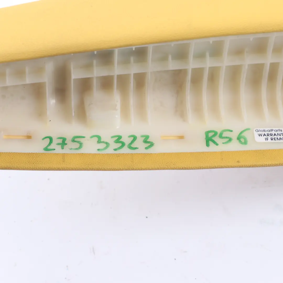 Mini Cooper R55 R56 Armlehne Tür Verkleidung Vorne Links Mellow Yellow - SKU 2753323 - Teilenummer 2753323