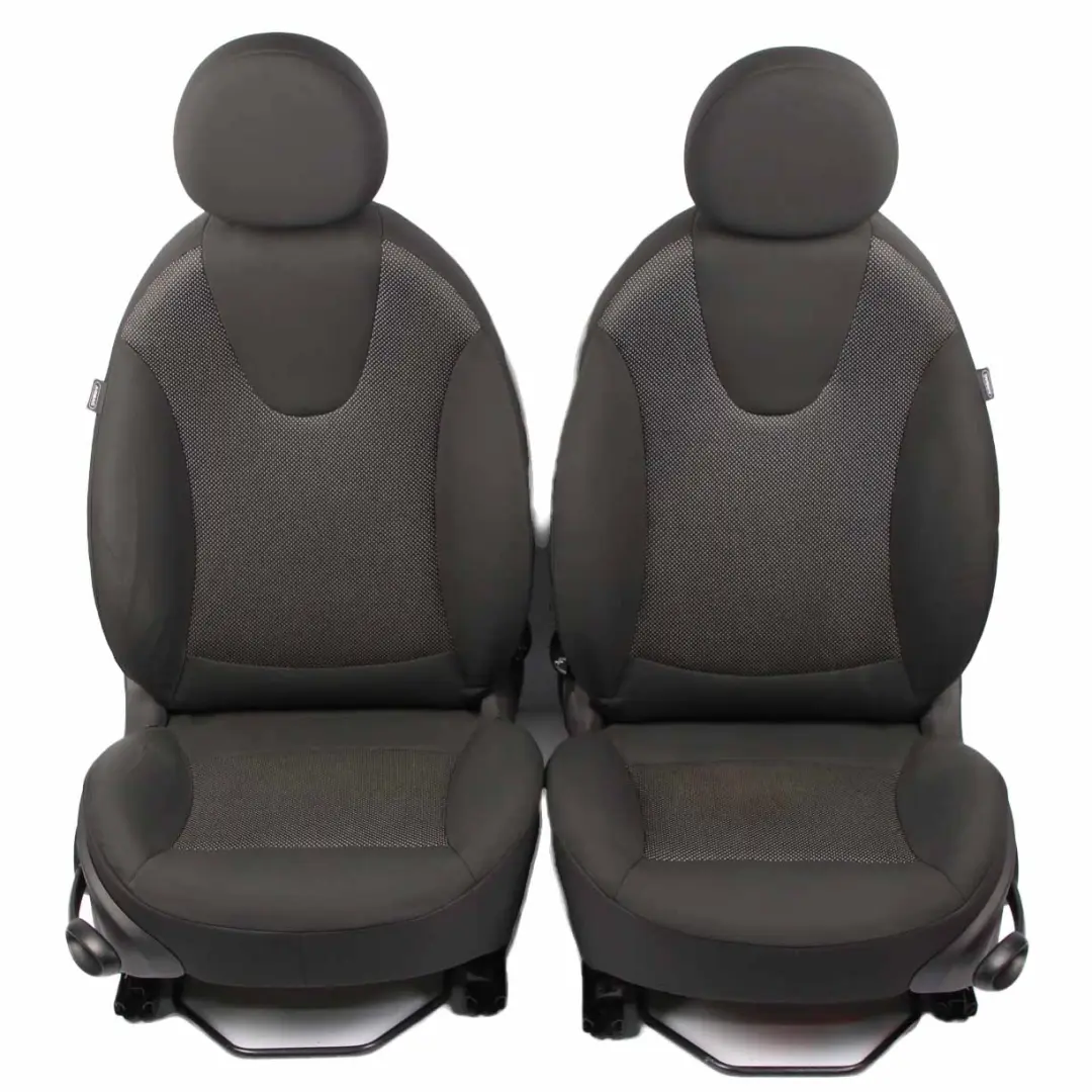 Seats Mini R57 Cooper Cloth Fabric Interior Set Front Rear Seat Carbon Black to with Part number 2753431 Seats Mini R57 Cooper Cloth Fabric Interior Set Front Rear Seat Carbon Black - SKU 2753431-5 - Part number 2753431