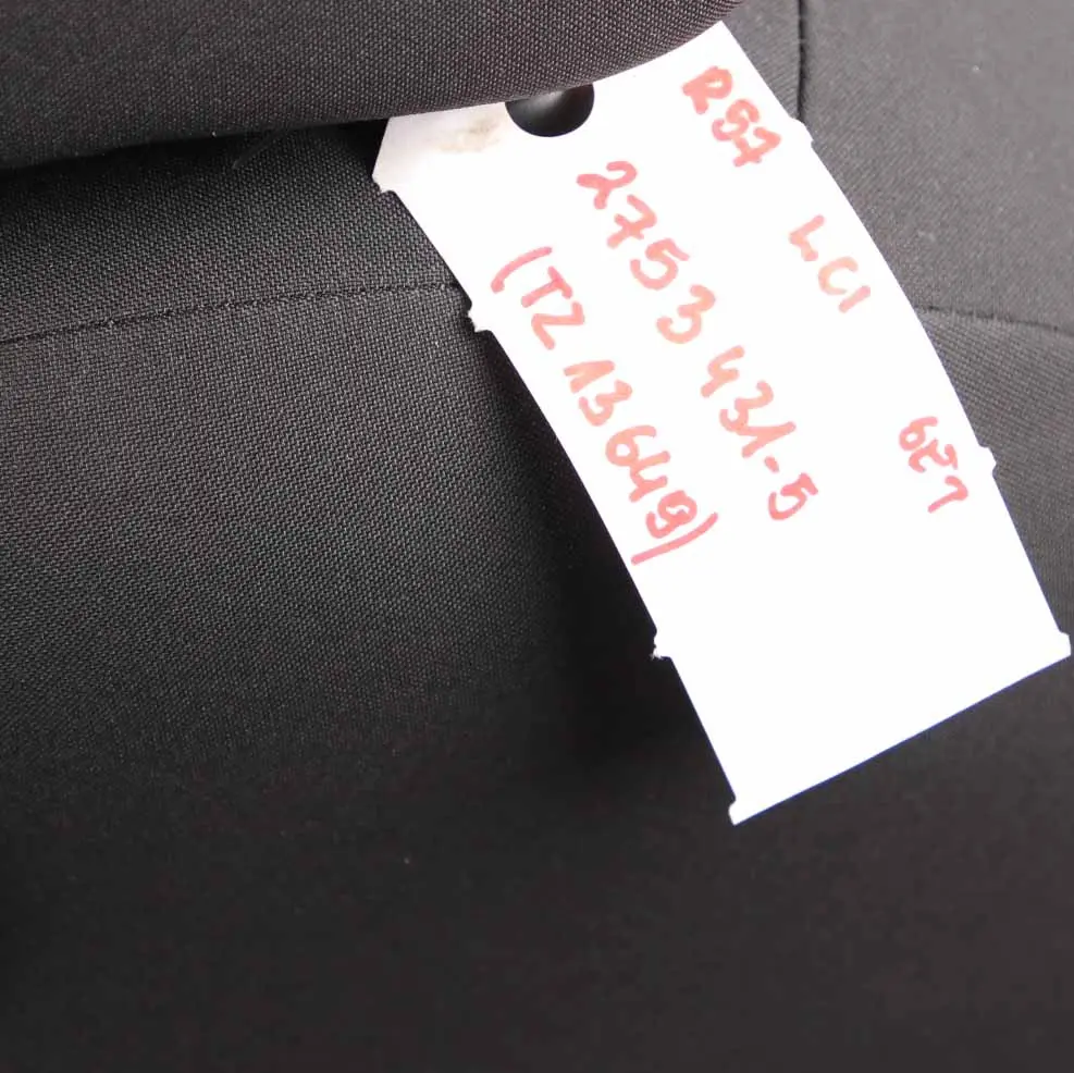 Seats Mini R57 Cooper Cloth Fabric Interior Set Front Rear Seat Carbon Black to with Part number 2753431 Seats Mini R57 Cooper Cloth Fabric Interior Set Front Rear Seat Carbon Black - SKU 2753431-5 - Part number 2753431