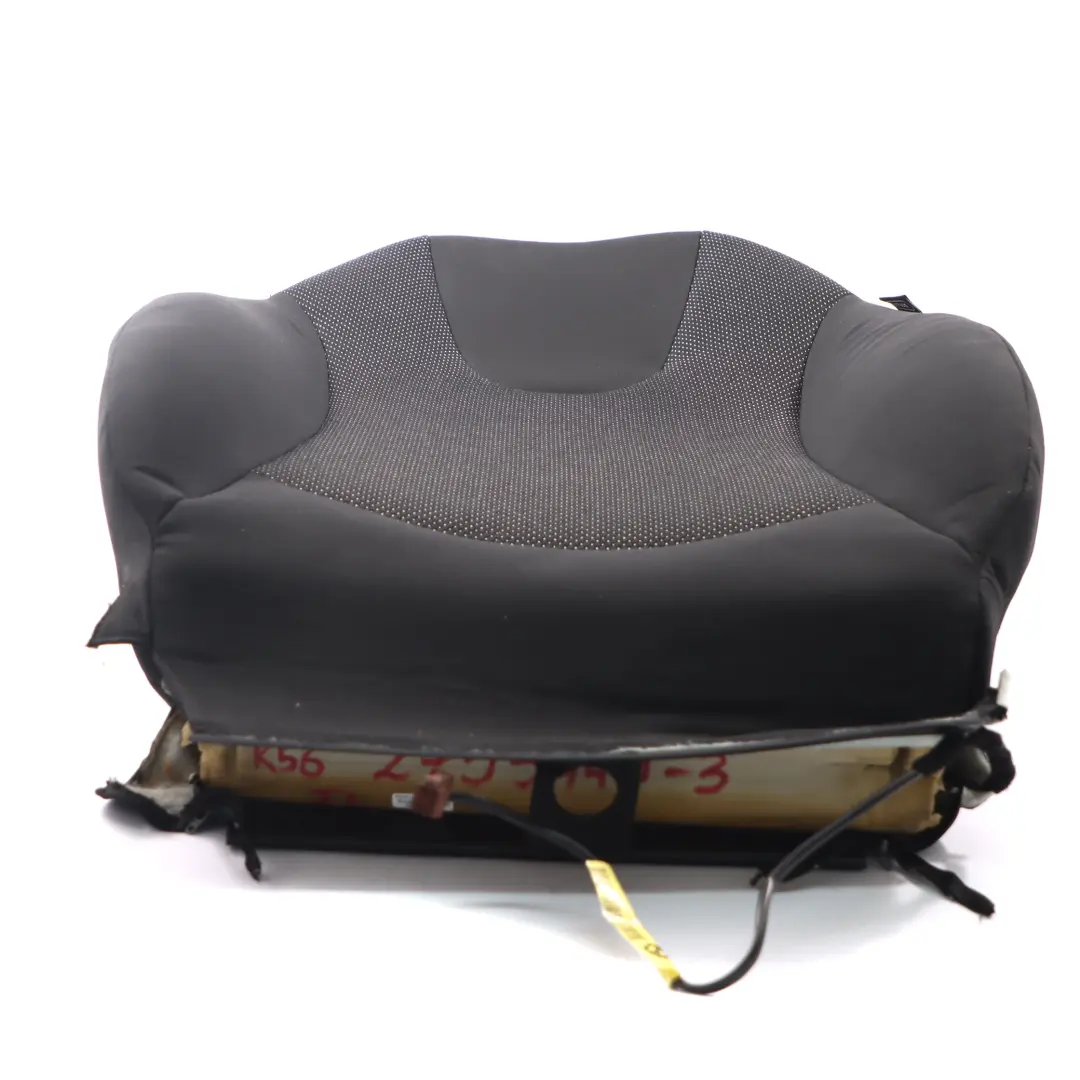 Delantero Izquierdo Basic Respaldo Asiento Tela Negro para Mini R56 LCI con número de pieza 2753449 Mini R56 LCI Delantero Izquierdo Basic Respaldo Asiento Tela Negro - SKU 2753449-3 - Número de pieza 2753449