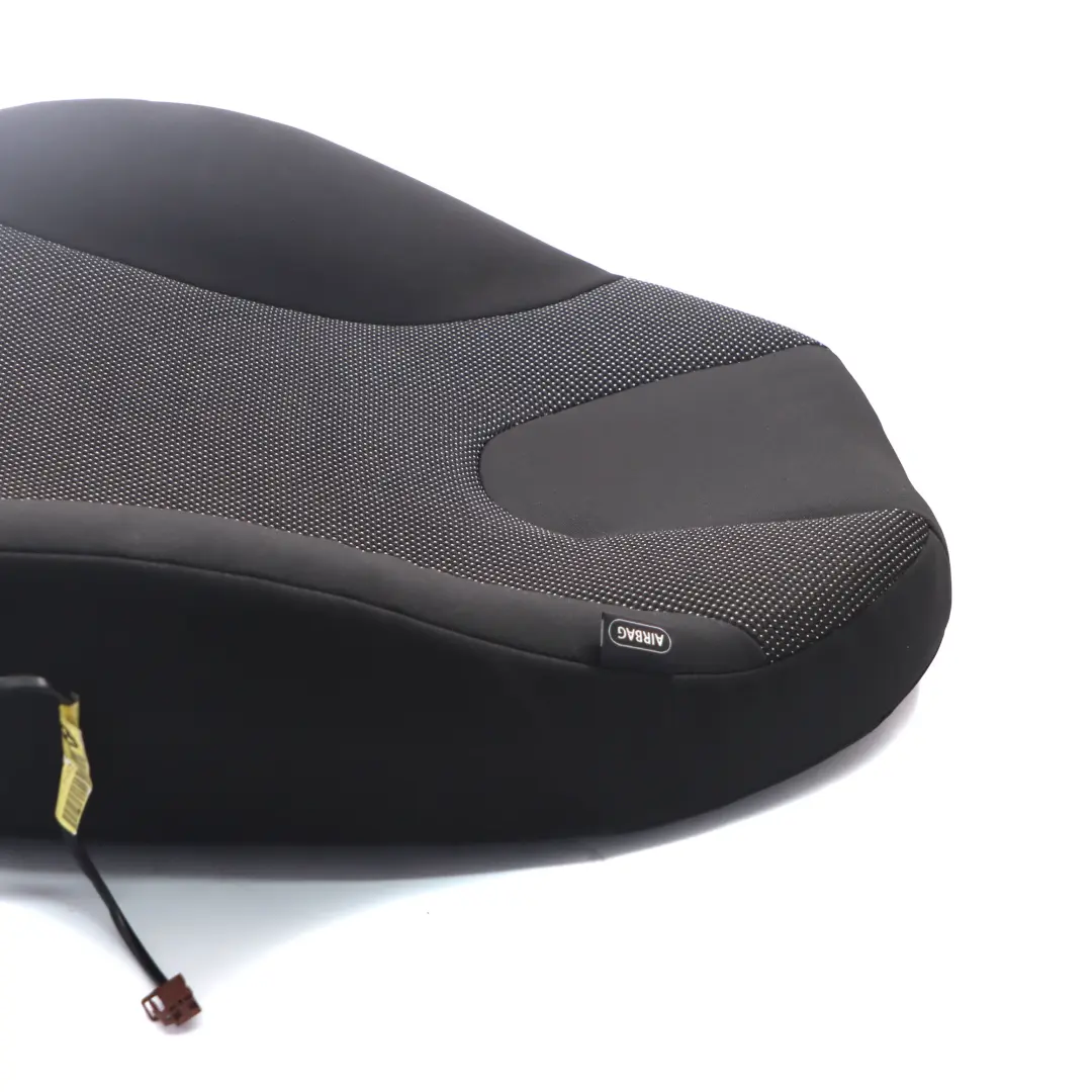 Mini R56 LCI Front Left N/S Basic Seat Backrest Cloth Fabric Carbon Black - SKU 2753449-3 - Part number 2753449