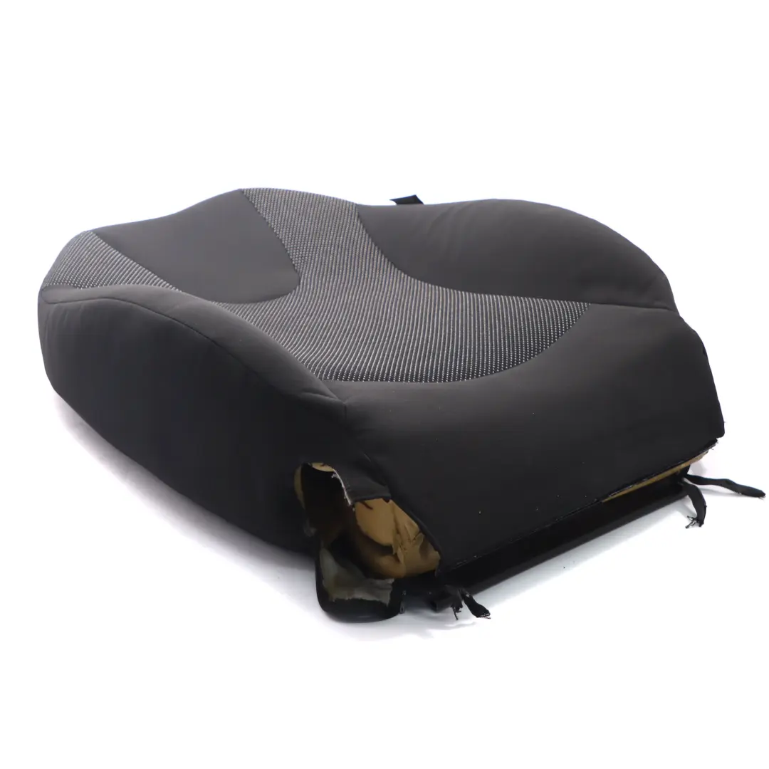 Mini R56 LCI Front Left N/S Basic Seat Backrest Cloth Fabric Carbon Black - SKU 2753449-3 - Part number 2753449