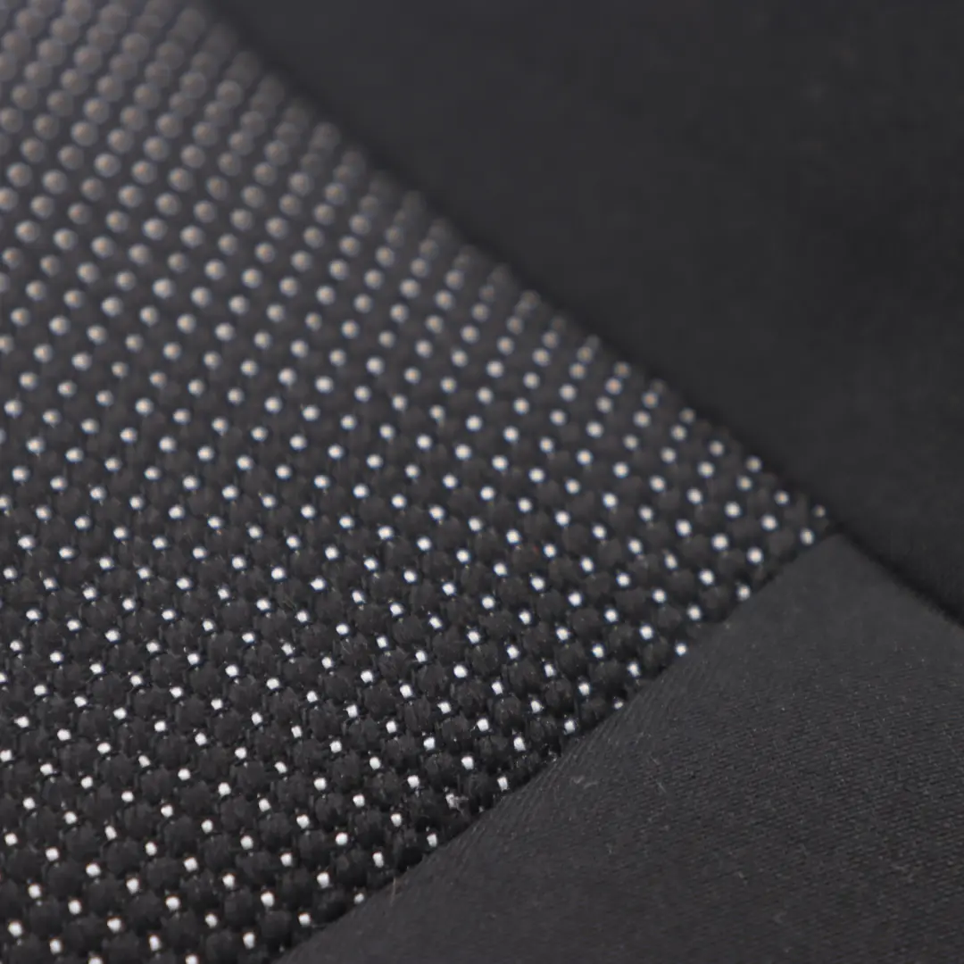 Mini R56 LCI Front Left N/S Basic Seat Backrest Cloth Fabric Carbon Black - SKU 2753449-3 - Part number 2753449