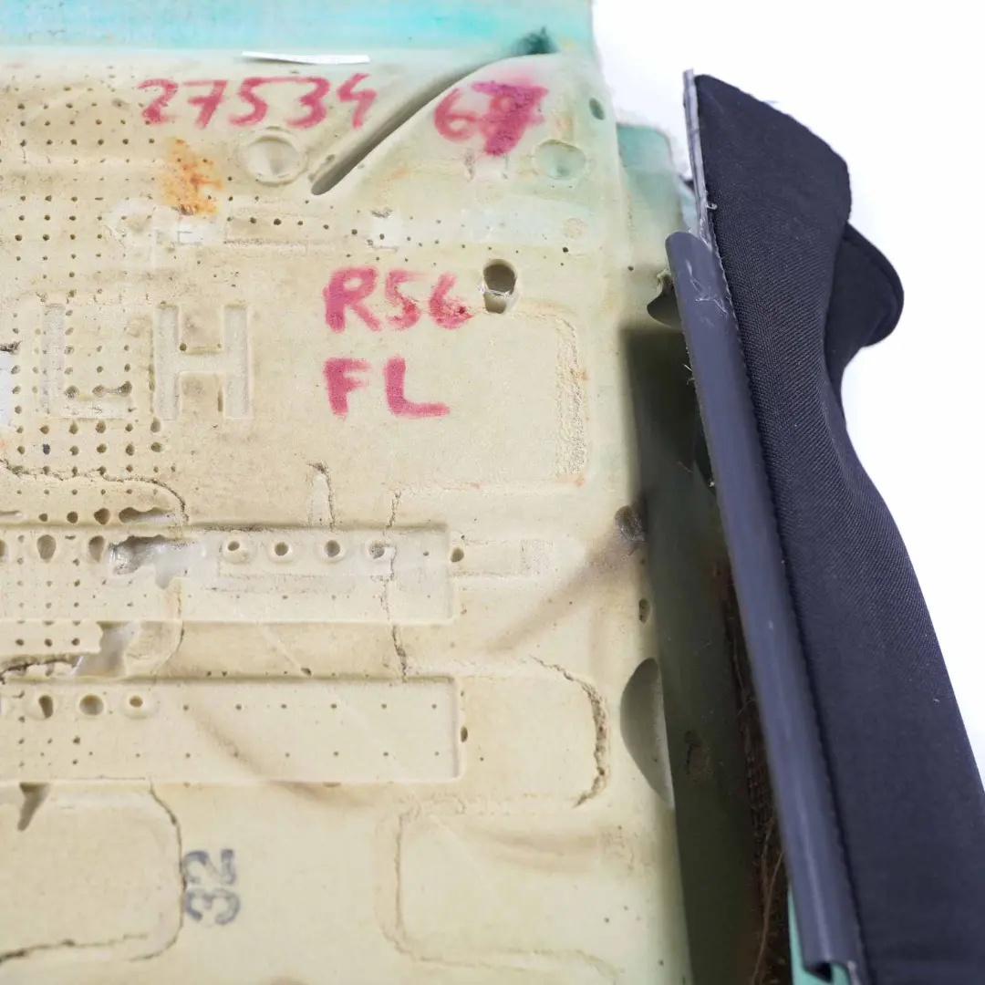 Coprisedile Anteriore Sinistro Sedile Sport Tessuto Nero per Mini R55 R56 R57 con numero di parte 2753467 Mini R55 R56 R57 Coprisedile Anteriore Sinistro Sedile Sport Tessuto Nero - SKU 2753467 - Numero di parte 2753467