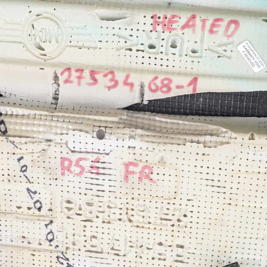 Housse de siège avant Mini R55 R56 R57 Siège Sport Droit Tissu Chauffant Noir pour à propos du numéro de pièce 2753468 Housse de siège avant Mini R55 R56 R57 Siège Sport Droit Tissu Chauffant Noir - SKU 2753468-1 - Numéro de pièce 2753468