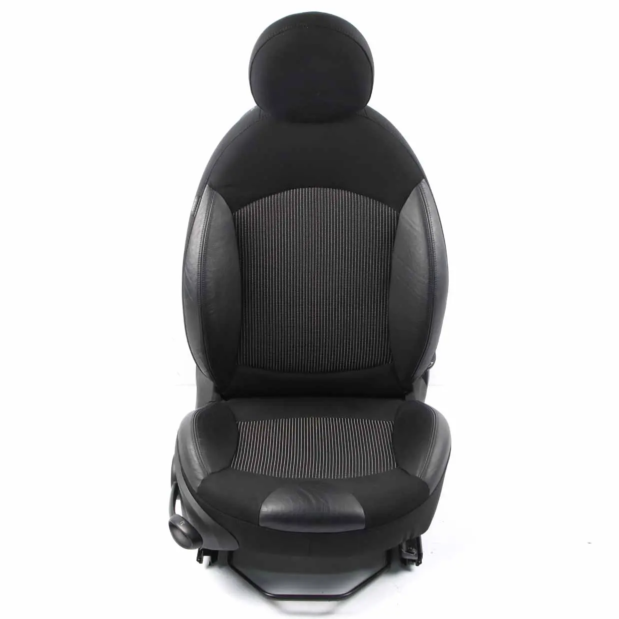 Mini Cooper R55 R56 Sport Tela / Cuero Interior Negro Asiento Delantero Derecho