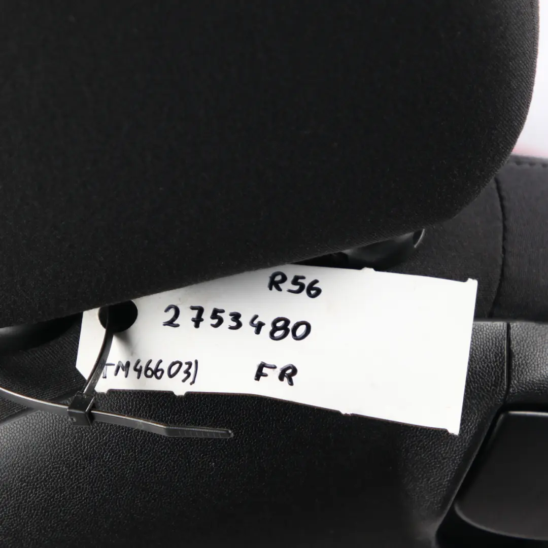 Mini Cooper One R55 R56 Sport Fabric Cloth / Red Leather Front Right O/S Seat - SKU 2753480 - Part number 7242360